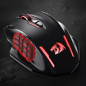Redragon M810 Pro Wireless RGB Mouse – Black/White