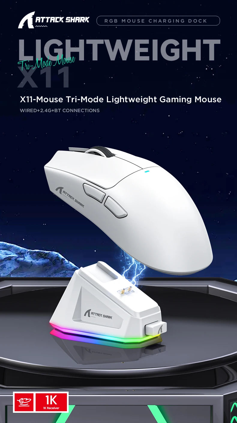 Attack Shark X11 Wireless Gaming Mouse