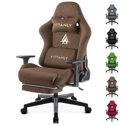 Vittanly Ergonomic Gaming Chair with Recline & Footrest