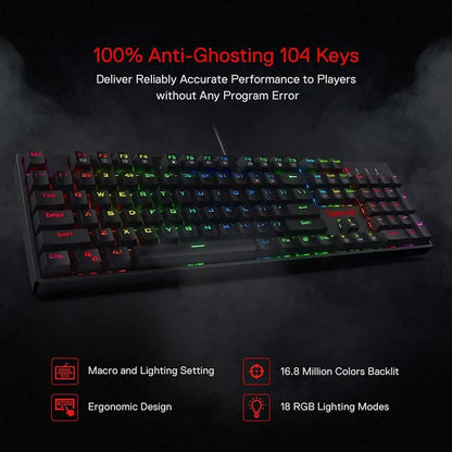 Redragon K582 SURARA RGB Wired Gaming Keyboard