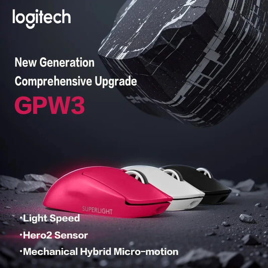 Logitech PRO X Superlight 2 Wireless Gaming Mouse – HERO 25K Sensor, 60g Ultra-Lightweight