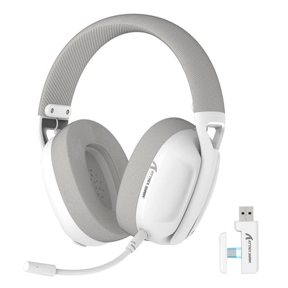 ATTACK SHARK L80 Ultra-Light Tri-Mode Gaming Headset – Wireless & Wired for PC, PS4, PS5, Switch & Xbox