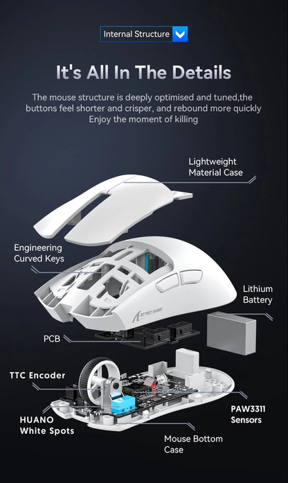 Attack Shark X11 Wireless Gaming Mouse