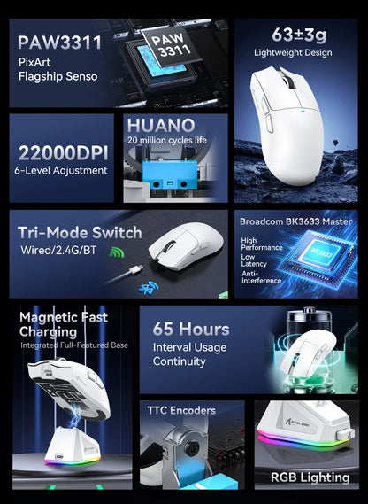 Attack Shark X11 Wireless Gaming Mouse