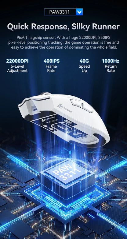 Attack Shark X11 Wireless Gaming Mouse