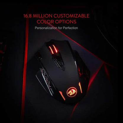 Redragon M810 Pro Wireless RGB Mouse – Black/White